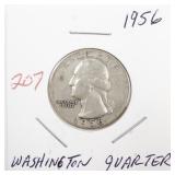1956 Washington Quarter Silver Coin
