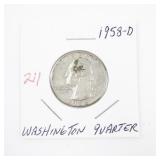 1958-D Washington Quarter