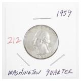 1959 Washington Quarter Coin