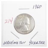 1960 Washington Quarter Coin