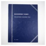 Complete Roosevelt Silver Dime Album 1946-1964 with 48 Dimes