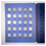 Complete Roosevelt Silver Dime Album 1946-1964 with 48 Dimes