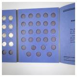 Complete Roosevelt Silver Dime Album 1946-1964 with 48 Dimes