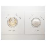 1963 and 1963-D Roosevelt Dimes in Holders