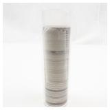 Roll of 40 Mixed Date Liberty V Nickels in Plastic Tube