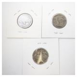 Set of 3 Buffalo Nickels 1925, 1925-S, and 1926
