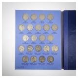 Complete Jefferson Nickel Album 1938-1961 Including Silver War Nickels
