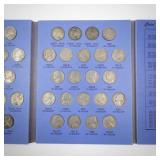 Complete Jefferson Nickel Album 1938-1961 Including Silver War Nickels