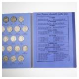 Complete Jefferson Nickel Album 1938-1961 Including Silver War Nickels
