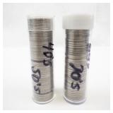 Jefferson Nickel Starter Set with 2 Empty Albums, Rolls, and 20 Loose Coins