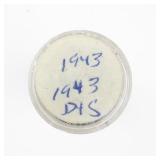 Roll of 1943 Steel War Wheat Pennies