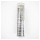 Tube of Assorted Coins in Plastic Storage Case
