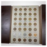 Dansco Lincoln Penny Coin Album with 125 Wheat Backs 1909-1959