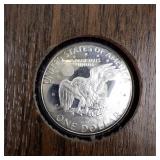 1971-S Eisenhower Proof Silver Dollar in Original Display Case
