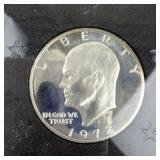 1972-S Eisenhower Proof Silver Dollar in Original Case