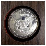 1972-S Eisenhower Proof Silver Dollar in Original Case