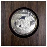 1972-S Eisenhower Proof Silver Dollar in Original Case