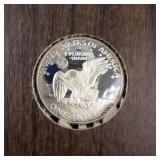 1974-S Eisenhower Silver Dollar Proof in Display Case