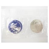 1974 Uncirculated 40% Silver Eisenhower Dollar in Sealed Packaging
