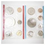 1973 P & D Uncirculated Mint Coin Set