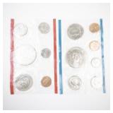 1974 P&D Mint Set Uncirculated U.S. Coins in Original Packaging