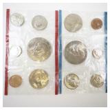 1972 U.S. Mint Uncirculated Coin Set with Original Packaging