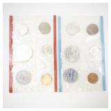 1962 Silver Philadelphia Mint Set Uncirculated Coins