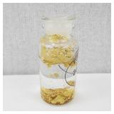 Vial of 24 Karat Pure Gold Flakes Made in USA