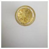 Vial of 24 Karat Pure Gold Flakes Made in USA