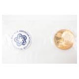 George Washington American Revolution Bicentennial Commemorative Medal with 1972 First Day Cover
