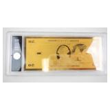 BRADFORD EXCHANGE - 24K Gold Plated Commemorative $50 Commemorative Note in Display Case