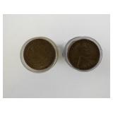2 Tubes of Assorted U.S. Circulated Pennies