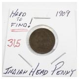1909 Indian Head Penny