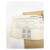 WWII Era War Ration Book Collection with Original Cover