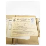 WWII Era War Ration Book Collection with Original Cover