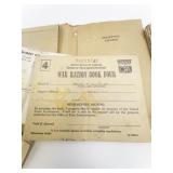 WWII Era War Ration Book Collection with Original Cover