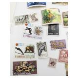 Vintage World Wildlife Postage Stamp Collection with 1980-81 Stamp Catalog