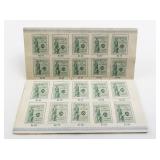 United States Defense Savings Bond Stamp Album with Stamps
