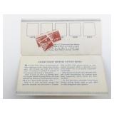 United States Defense Savings Bond Stamp Album with Stamps