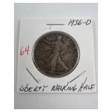 1936-D Walking Liberty Half Dollar