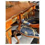 Asnaghi Dining Table with 10 Chairs, Ornate Italian Design