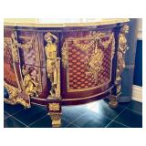 Early 20th Century French Louis XVI Style Mahogany Commode with Gilt Bronze Mounts
