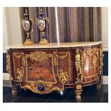 Early 20th Century French Louis XVI Style Mahogany Commode with Gilt Bronze Mounts