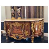 Early 20th Century French Louis XVI Style Mahogany Commode with Gilt Bronze Mounts