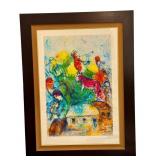Marc Chagall Limited Edition Framed Lithograph Shofar