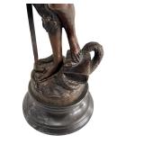 40-Inch Lady Justice Bronze Statue with Scales and Sword