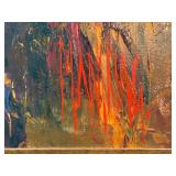 Mark King Original Framed Tiger Oil Painting