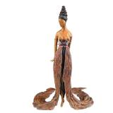 Erté Limited Edition Feather Gown Sculpture