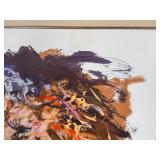 Mark King Artist Proof Framed Lion Print