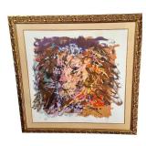 Mark King Artist Proof Framed Lion Print